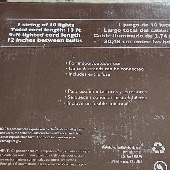 Allen + Roth string lights - Picture 3 of 5